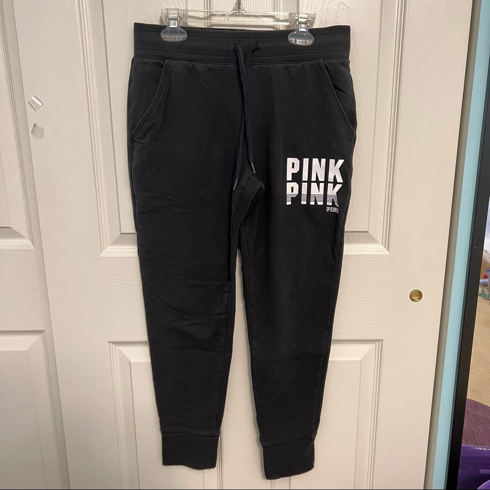 Pink by Victoria’s Secret black joggers